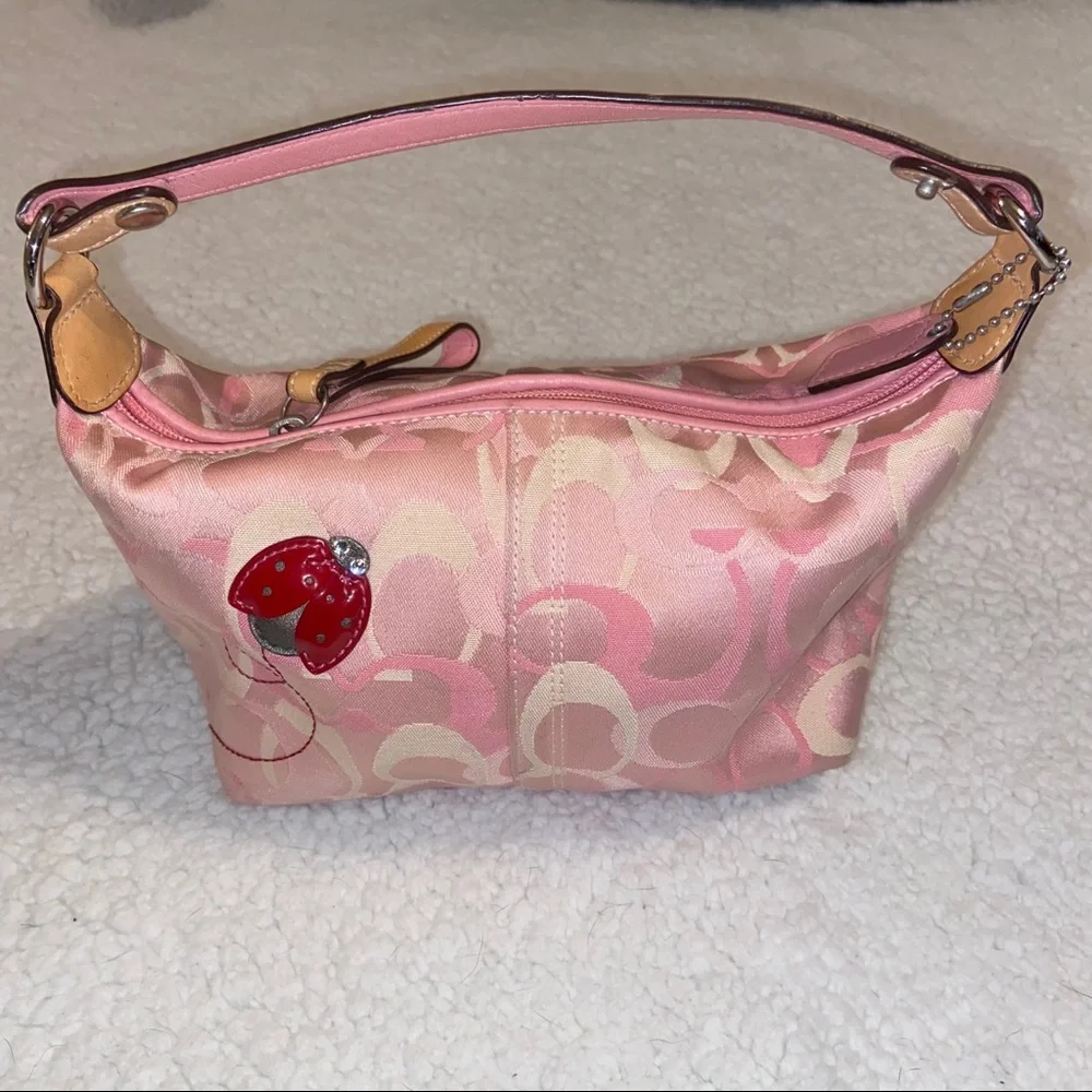 Pink Coach Ladybug Purse - Picture 2 of 12